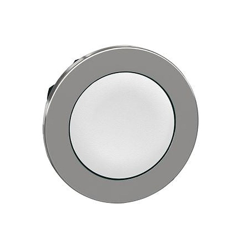 Schneider Electric ZB4 Series White Maintained Push Button Head, 30 mm Cutout, IP66, IP67, IP69K