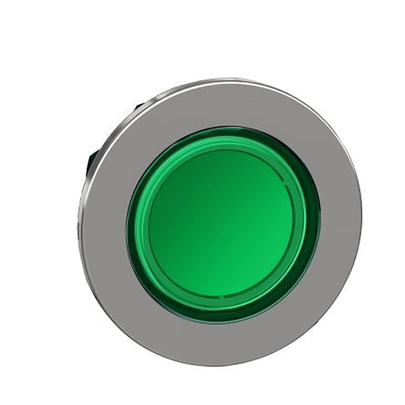 Schneider Electric Harmony XB4 Series Green Maintained Push Button Head, 30 mm Cutout, IP66, IP67, IP69K