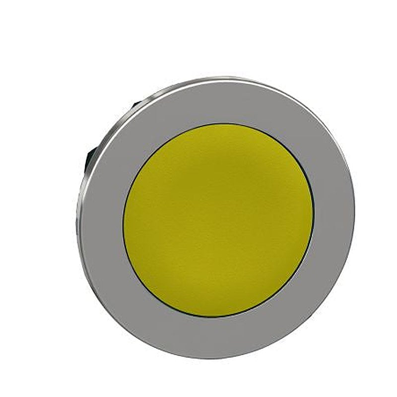 Schneider Electric Harmony XB4 Series Yellow Maintained Push Button Head, 30 mm Cutout, IP66, IP67, IP69K