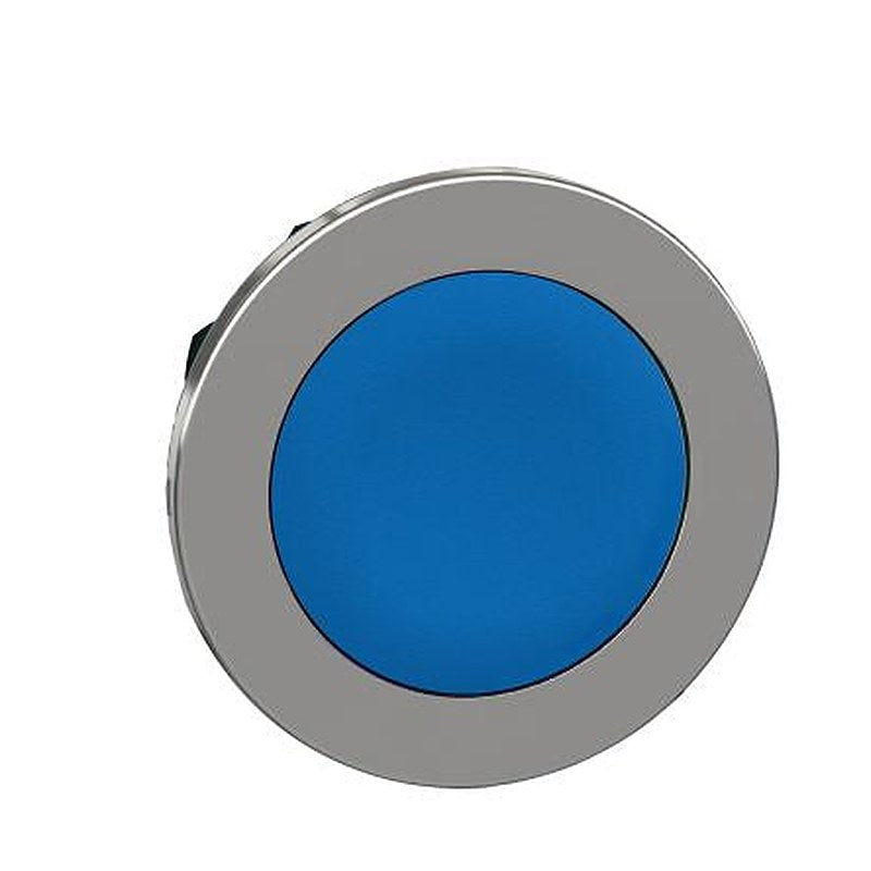 Schneider Electric ZB4 Series Blue Maintained Push Button Head, 30 mm Cutout, IP66, IP67, IP69K