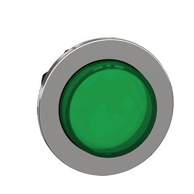 Schneider Electric Harmony XB4 Series Green Maintained Push Button Head, 30 mm Cutout, IP66, IP67, IP69K