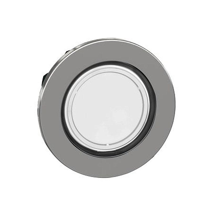 Schneider Electric, ZB4, Flush White LED Pilot Light, 22 mm Cutout, Round
