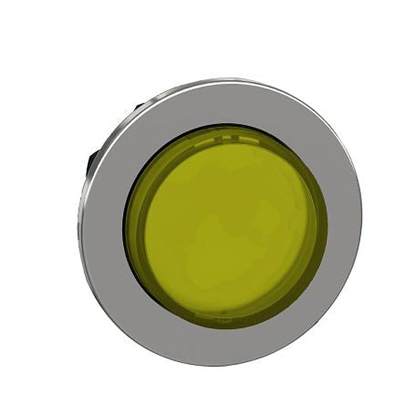 Schneider Electric ZB4 Series Yellow Spring Return Push Button Head, 30 mm Cutout, IP67, IP66, IP69K