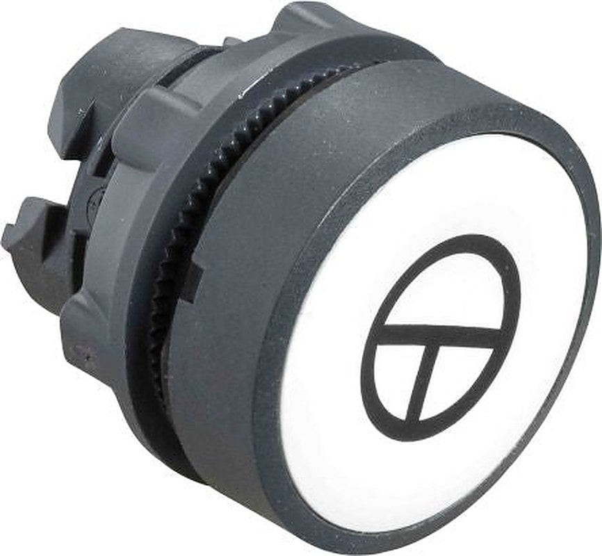 Schneider Electric Harmony Series White Spring Return Push Button Head, 22 mm Cutout, IP66, IP67, IP69K