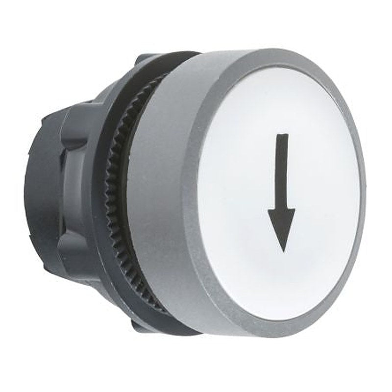 Schneider Electric Harmony Series White Spring Return Push Button Head, 22 mm Cutout, IP66, IP67