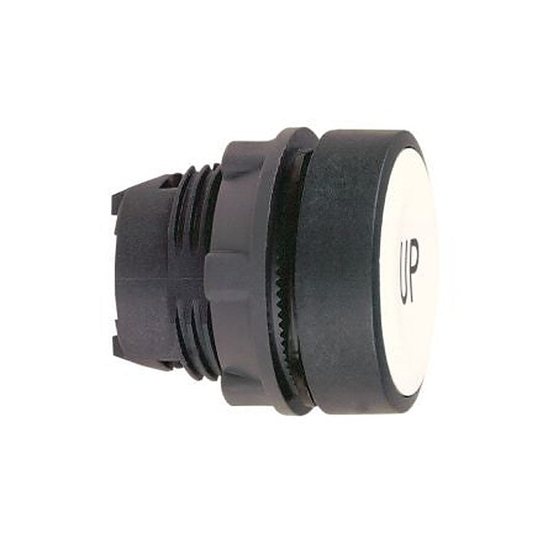 Schneider Electric Harmony Series White Spring Return Push Button Head, 22 mm Cutout, IP66, IP67, IP69K