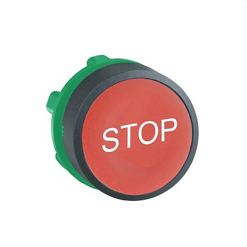 Schneider Electric Harmony Series Red Spring Return Push Button Head, 22 mm Cutout, IP69K, IP67, IP66