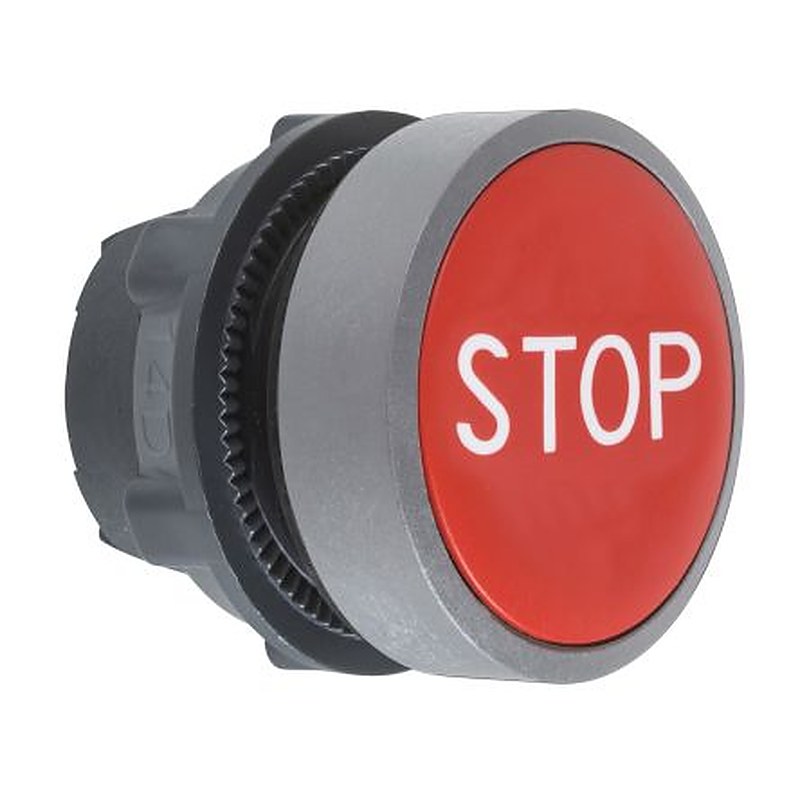 Schneider Electric Harmony Series Red Spring Return Push Button Head, 22 mm Cutout, IP66, IP67
