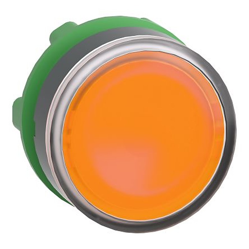 Schneider Electric Harmony Series Orange Spring Return Push Button Head, 22 mm Cutout, IP67, IP66, IP69K