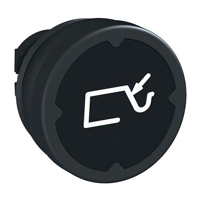 Schneider Electric ZB5A Series Black Push-in Push Button Head, 22 mm Cutout, IP66, IP67