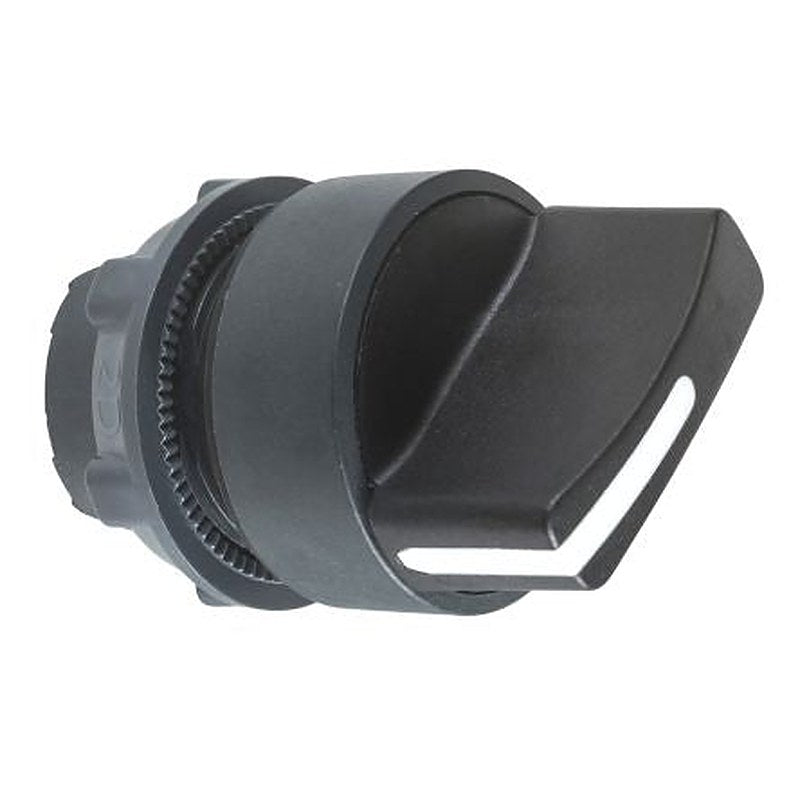 Schneider Electric Harmony Series 2 Position Selector Switch Head, 22 mm Cutout, Black Handle, IP65