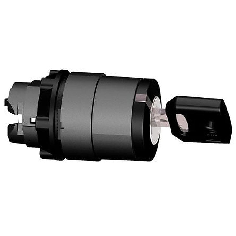 Schneider Electric Harmony XB5 2-position Key Switch Head, Latching, 22 mm Cutout
