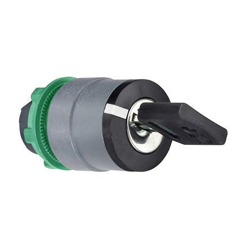 Schneider Electric Harmony 2-position Key Switch Head, Stay Put, 22 mm Cutout