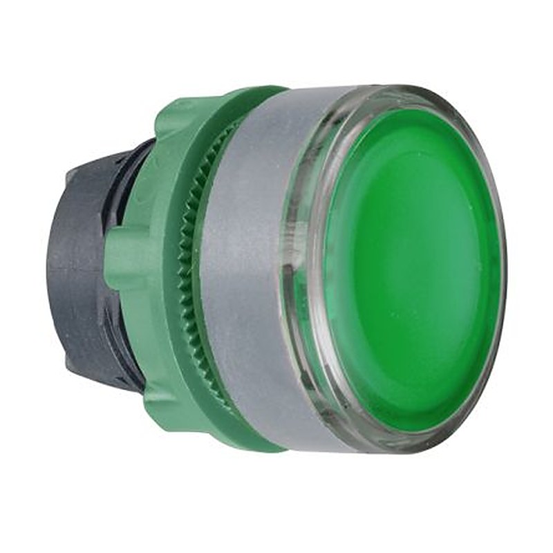 Schneider Electric ZB5A Series Green Push-in Push Button Head, 22 mm Cutout, IP66