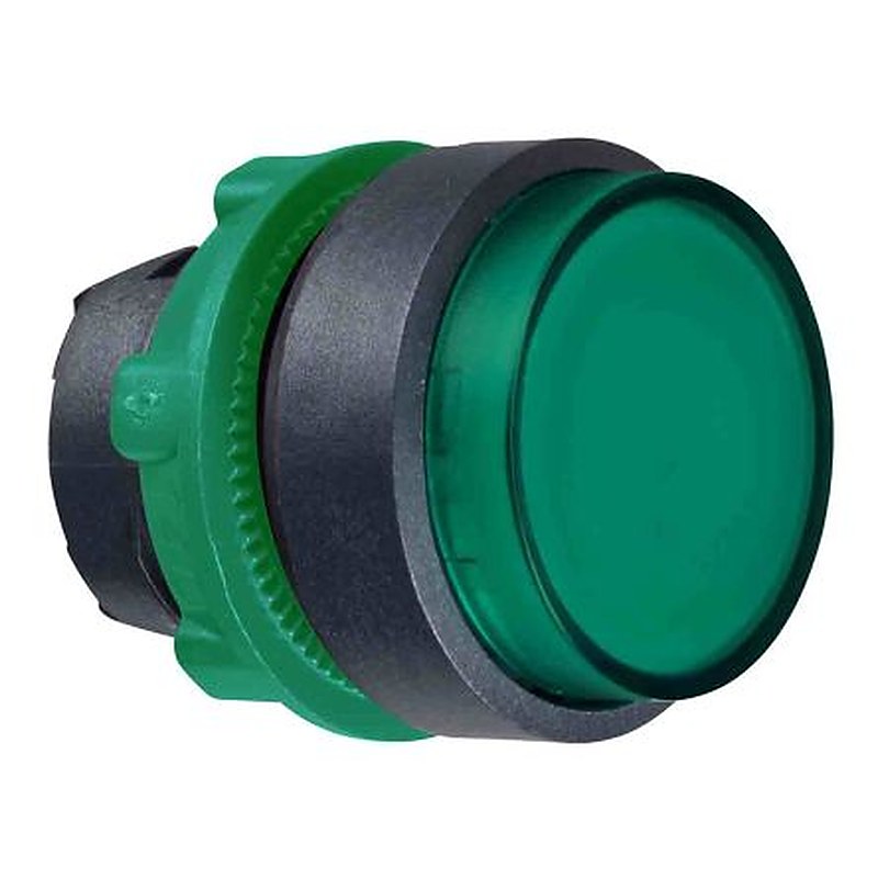 Schneider Electric Harmony Series Green Spring Return Push Button Head, 22 mm Cutout, IP69K, IP66, IP67