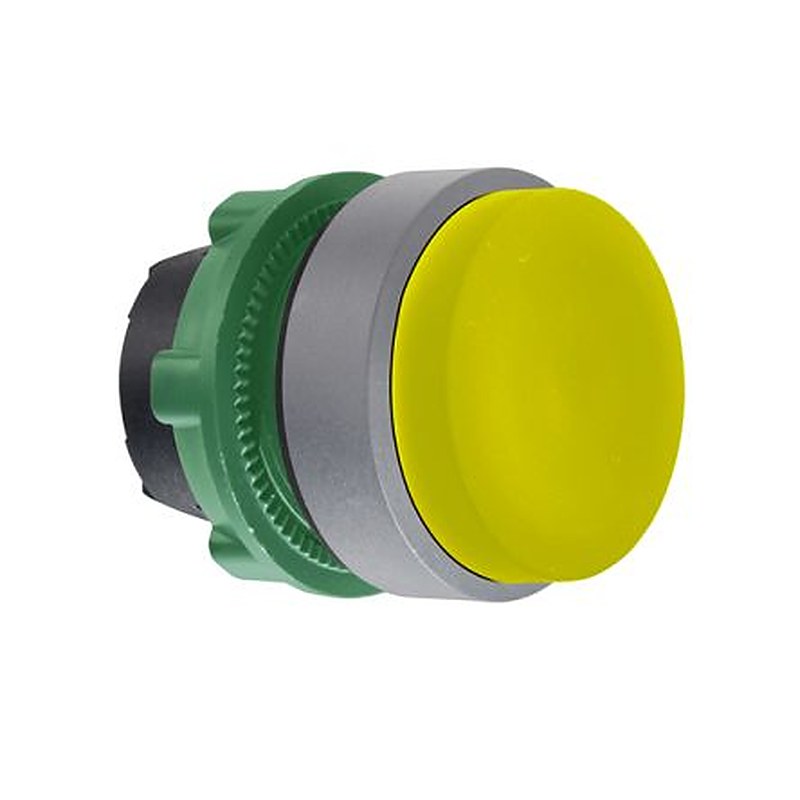 Schneider Electric ZB5A Series Yellow Push Push Push Button Head, 22 mm Cutout, IP66, IP67