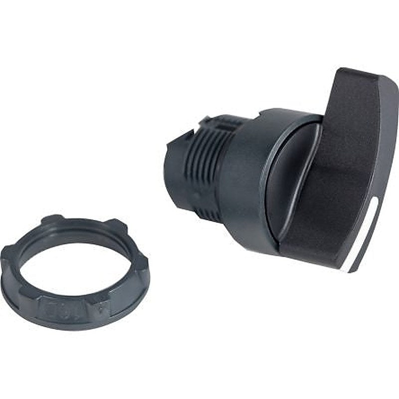 Schneider Electric Harmony Series 2 Position Selector Switch Head, 22 mm Cutout, Black Handle, IP65