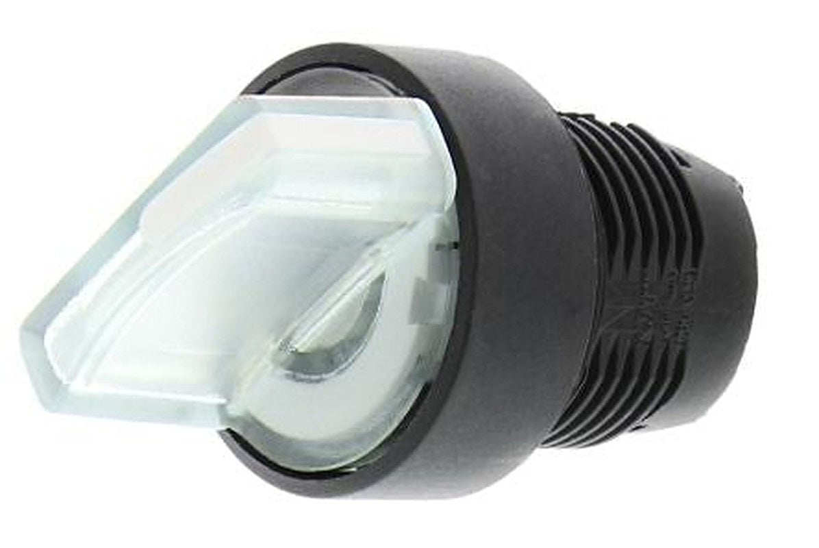 Schneider Electric Harmony Series 2 Position Illuminated Selector Switch Head, 22 mm Cutout, White Handle, IP65
