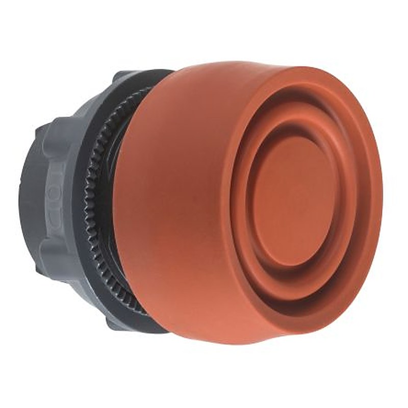 Schneider Electric Harmony Series Red Spring Return Push Button Head, 22 mm Cutout, IP69K, IP67, IP66