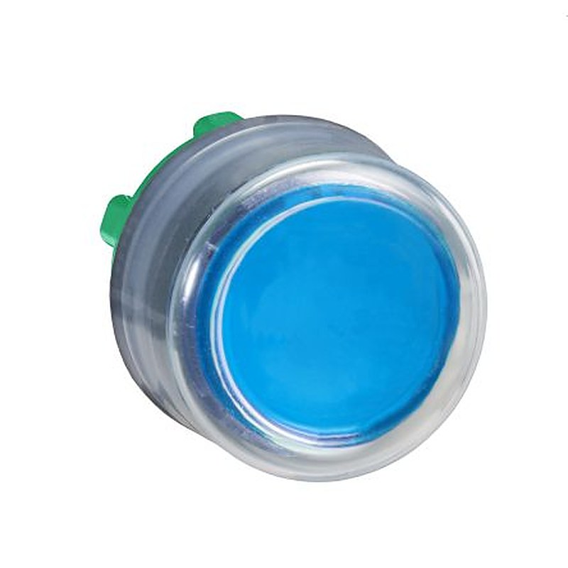 Schneider Electric Harmony Series Blue Spring Return Push Button Head, 22 mm Cutout, IP67, IP66
