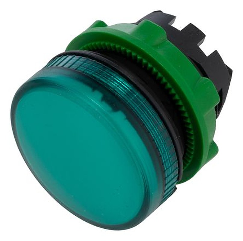 Schneider Electric Green Pilot Light Head, 22 mm Cutout Harmony Series