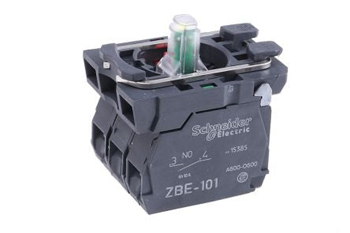 Schneider Electric Harmony Series Contact & Light Block, White Light, 1 NO/1 NC