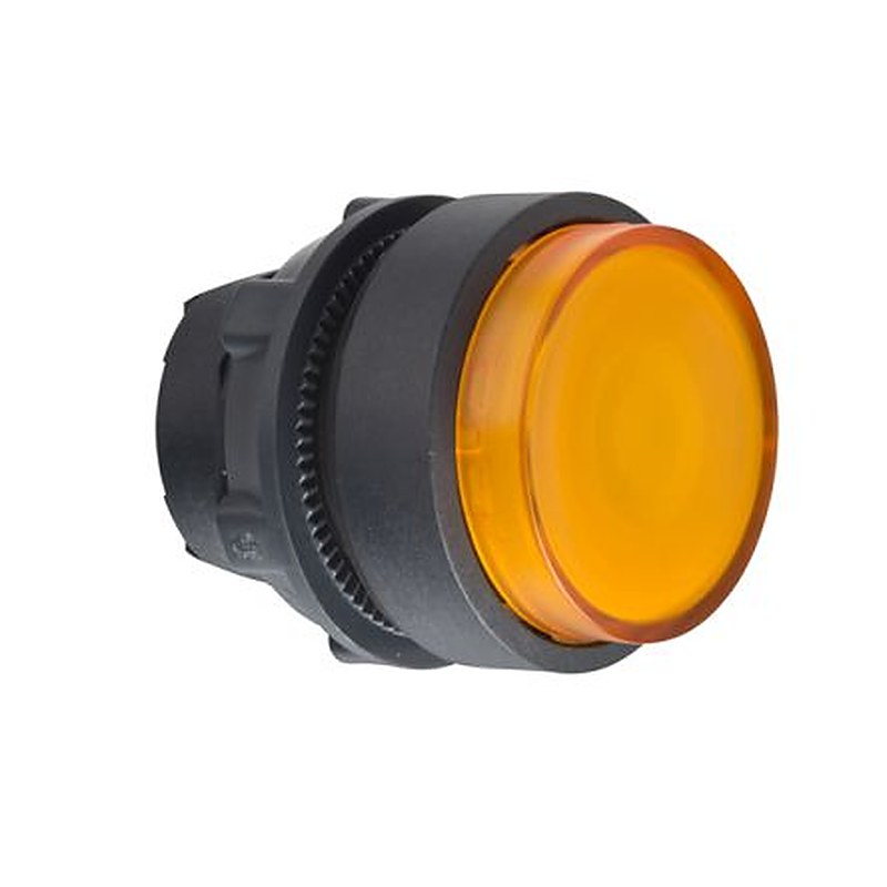 Schneider Electric ZB5AW Series Orange Spring Return Push Button Switch, 22 mm Cutout, IP69K, IP66, IP69