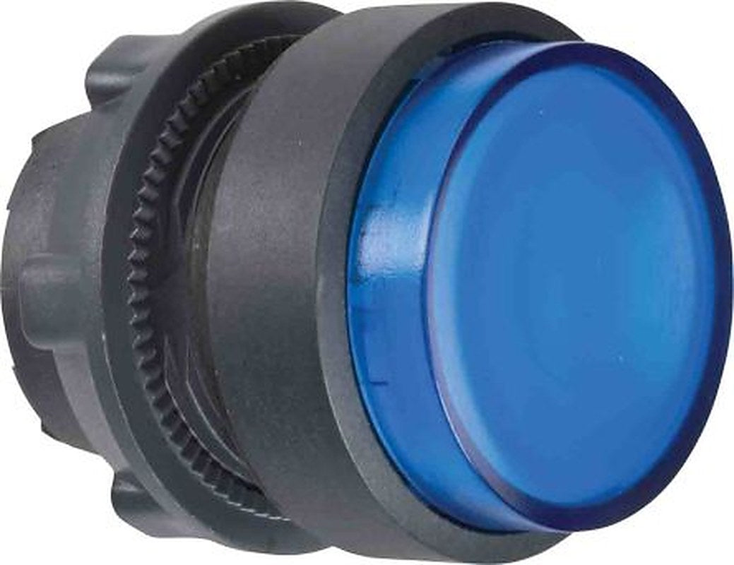 Schneider Electric Harmony Series Blue Spring Return Push Button Head, 22 mm Cutout, IP69K, IP67, IP66
