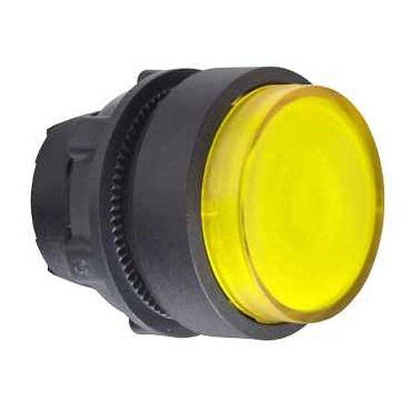 Schneider Electric Harmony XB5 Series Yellow Momentary Push Button Head, 22 mm Cutout, IP69K, IP66