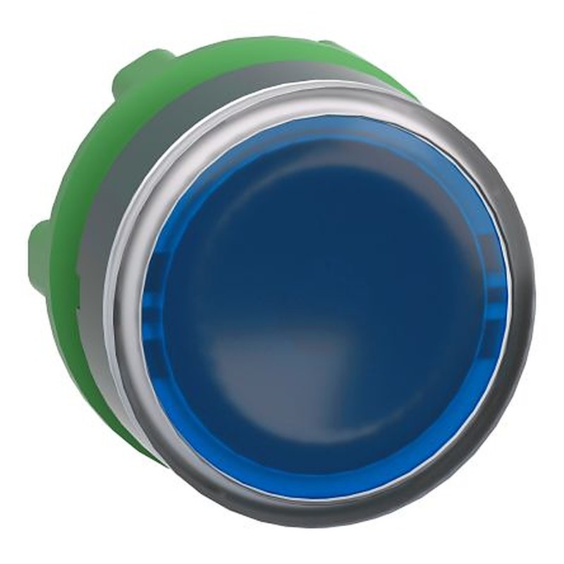 Schneider Electric Harmony Series Blue Momentary Push Button Head, 22 mm Cutout, IP66, IP67, IP69K