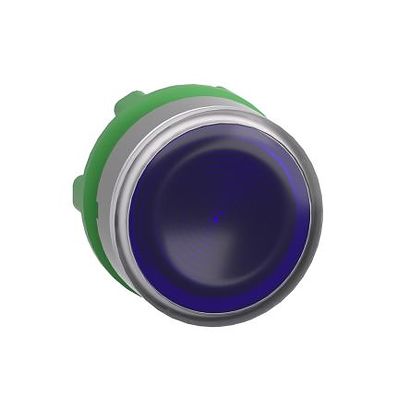 Schneider Electric Harmony Series Blue Spring Return Push Button Head, 22 mm Cutout, IP66, IP67