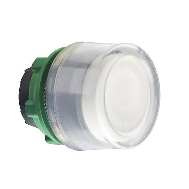 Schneider Electric Harmony XB5 Series White Spring Return Push Button Head, 22 mm Cutout, IP66