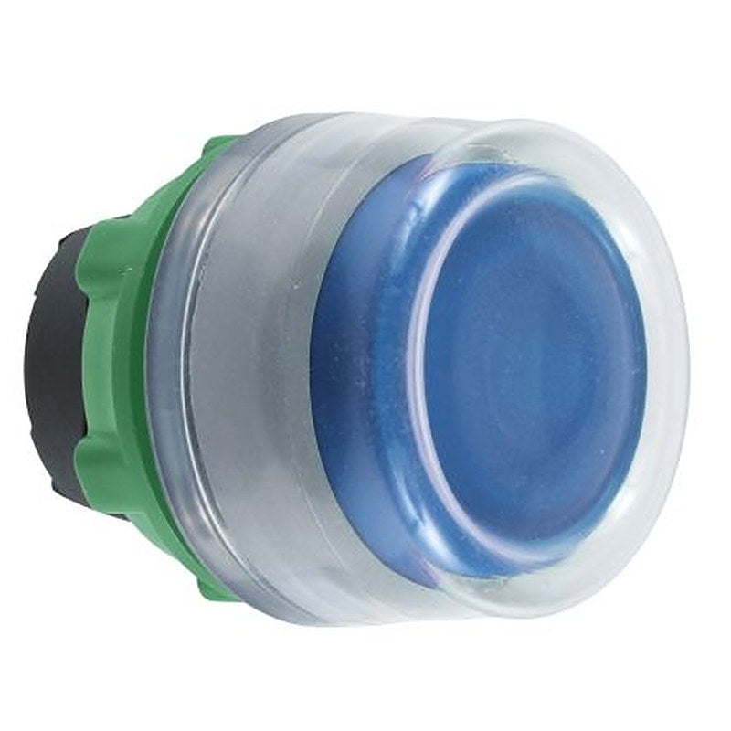 Schneider Electric Harmony Series Blue Spring Return Push Button Head, 22 mm Cutout, IP67, IP66