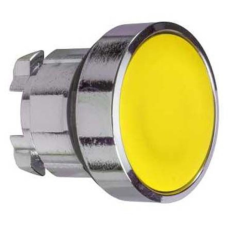 Schneider Electric Harmony XB5 Series Yellow Momentary Push Button Head, 22 mm Cutout, IP66, IP67