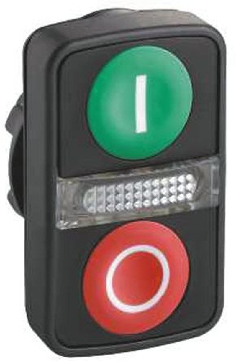 Schneider Electric Harmony Series Black, White Momentary Push Button Head Cap, 22 mm Cutout, IP66, IP67, IP69K