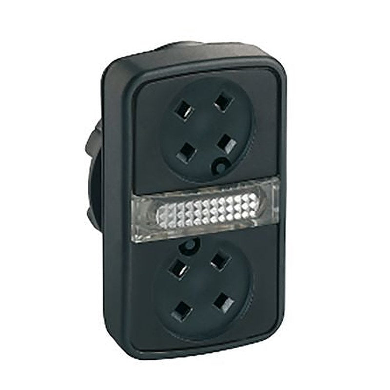 Schneider Electric Harmony XB5 Series Black Momentary Push Button Head, 22 mm Cutout, IP66, IP67, IP69K