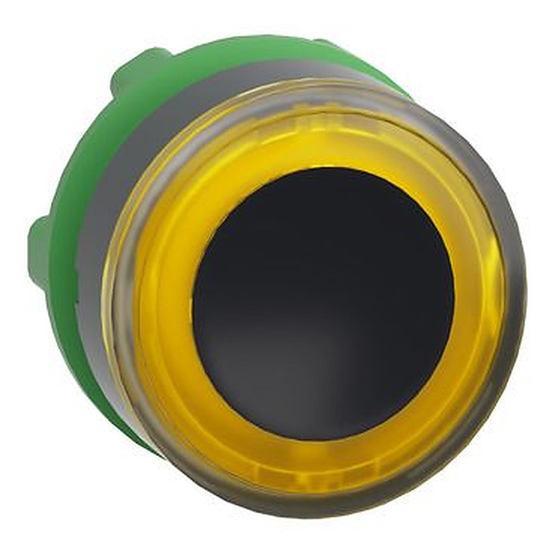 Schneider Electric Harmony XB5 Series Yellow Momentary Push Button Head, 22 mm Cutout, IP66, IP67