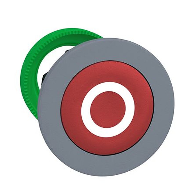 Schneider Electric ZB5F Series Red Push-in Push Button Head, 30.5 mm Cutout, IP67, IP66