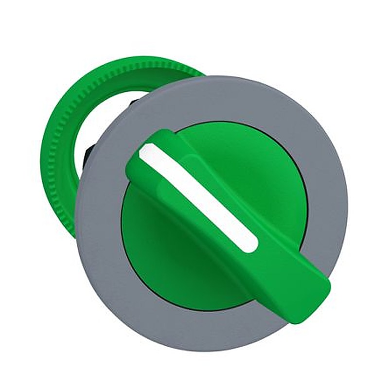 Schneider Electric ZB5 Series 2 Position Selector Switch Head, 30.5 mm Cutout, IP67, IP66