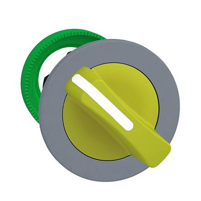 Schneider Electric ZB5 Series 2 Position Selector Switch Head, 30.5 mm Cutout, IP67, IP66