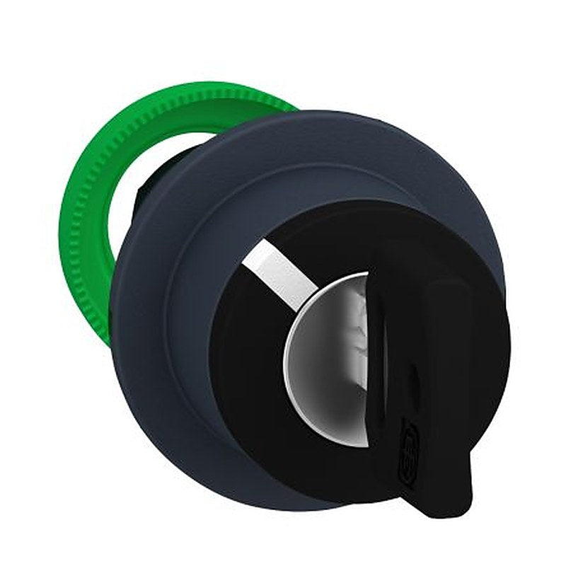 Schneider Electric Harmony 2-position Key Switch Head, Spring Return, 30 mm Cutout