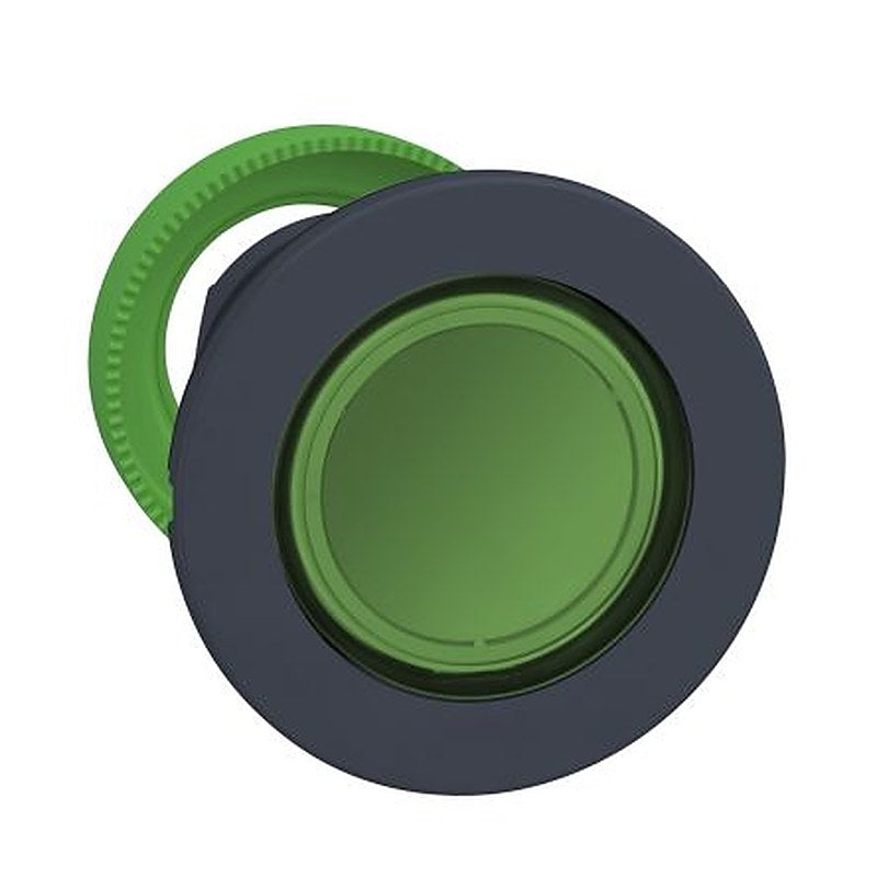 Schneider Electric Harmony XB5 Series Green Maintained Push Button Head, 30 mm Cutout, IP66, IP67, IP69K