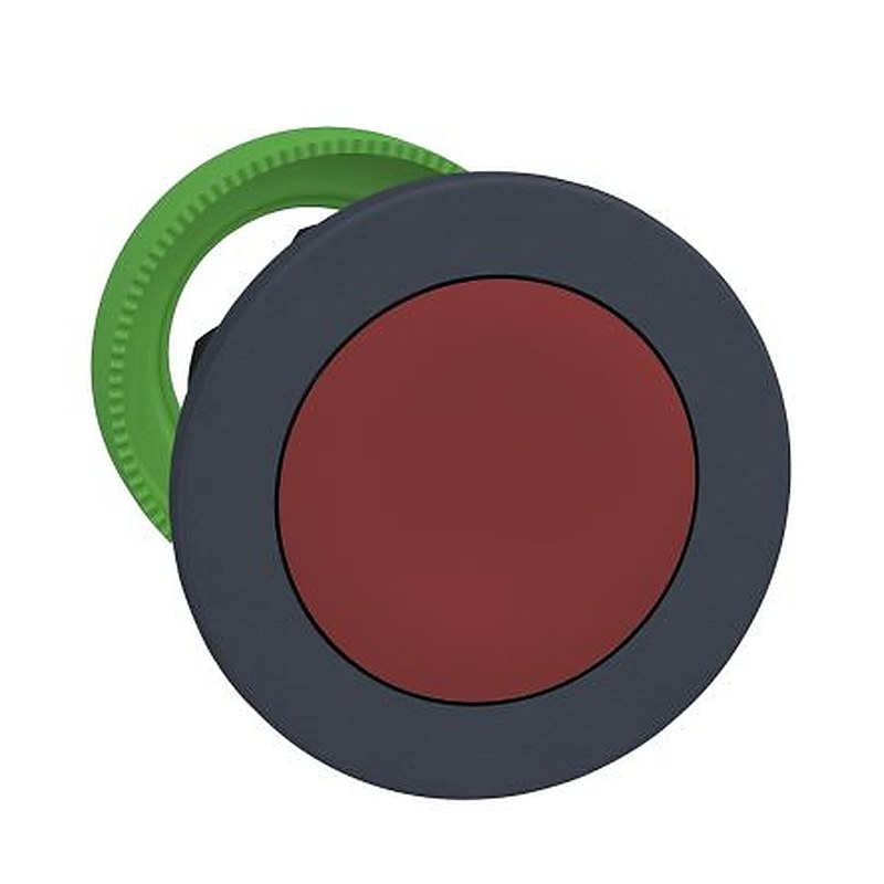Schneider Electric Harmony XB5 Series Red Maintained Push Button Head, 30 mm Cutout, IP69K, IP67, IP66