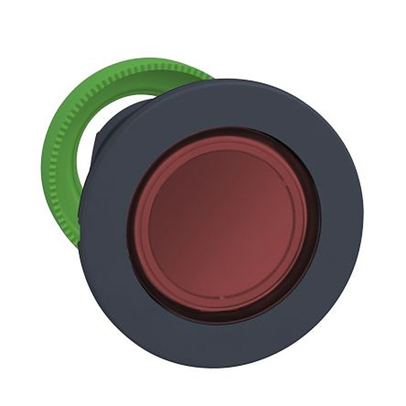 Schneider Electric Harmony XB5 Series Red Maintained Push Button Head, 30 mm Cutout, IP66, IP67, IP69K