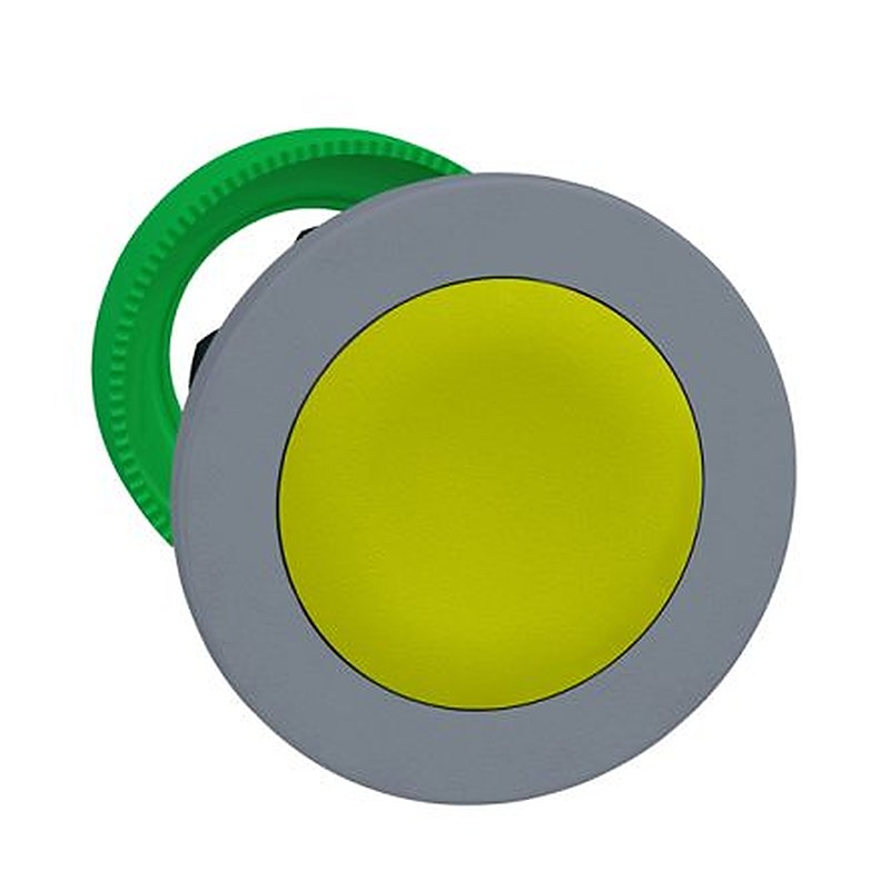 Schneider Electric ZB5F Series Yellow Push Push Push Button Head, 30.5 mm Cutout, IP66, IP67