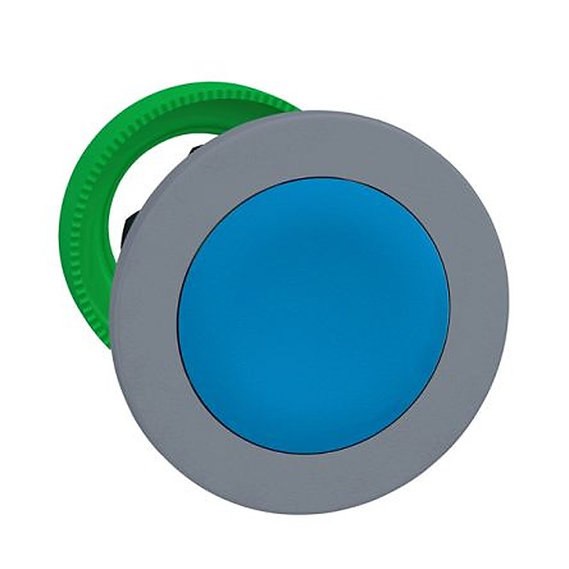 Schneider Electric ZB5F Series Blue Push Push Push Button Head, 30.5 mm Cutout, IP66, IP67