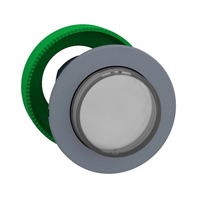 Schneider Electric Harmony XB5 Series White Push Push Push Button Head, 30.5 mm Cutout, IP67, IP66