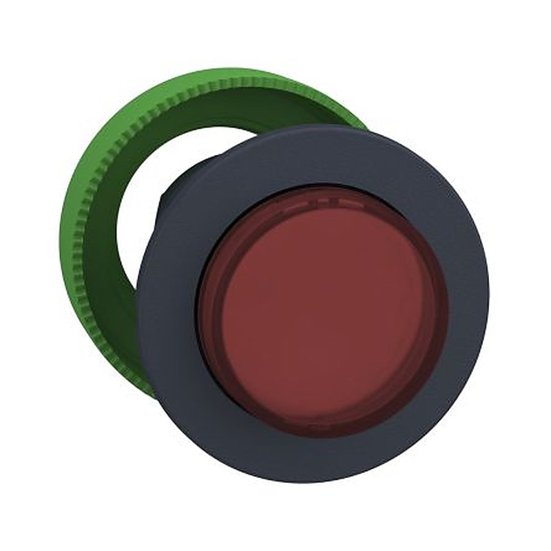 Schneider Electric Harmony XB5 Series Red Maintained Push Button Head, 30 mm Cutout, IP66, IP67, IP69K