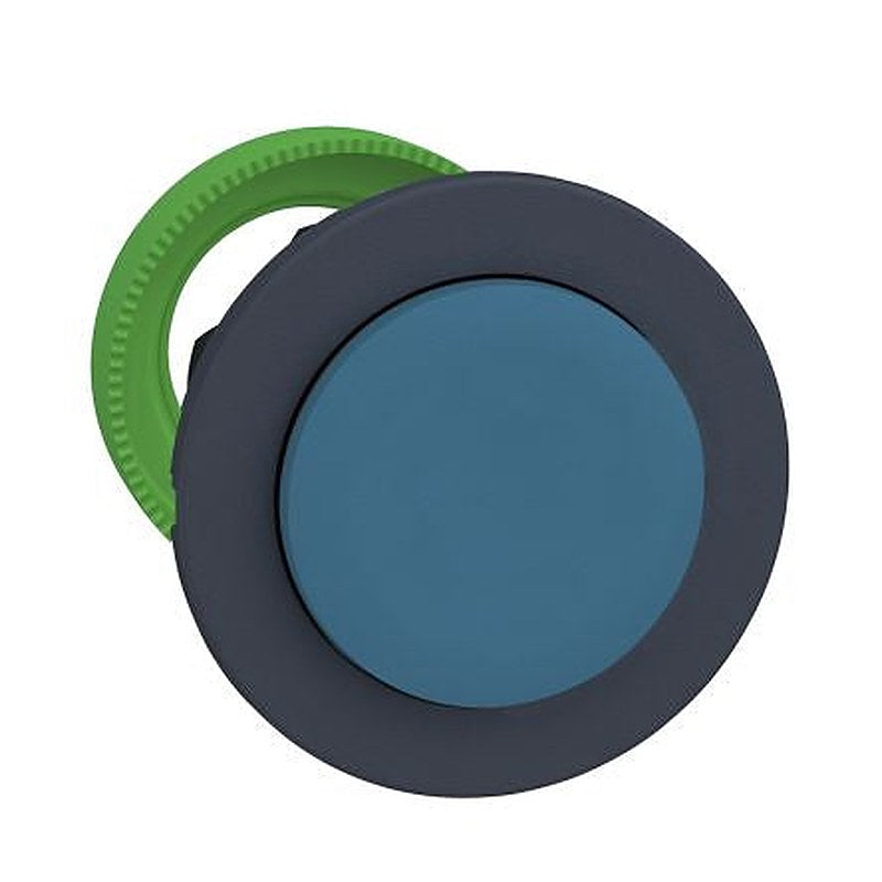 Schneider Electric Harmony XB5 Series Blue Maintained Push Button Head, 30 mm Cutout, IP69K, IP66, IP67