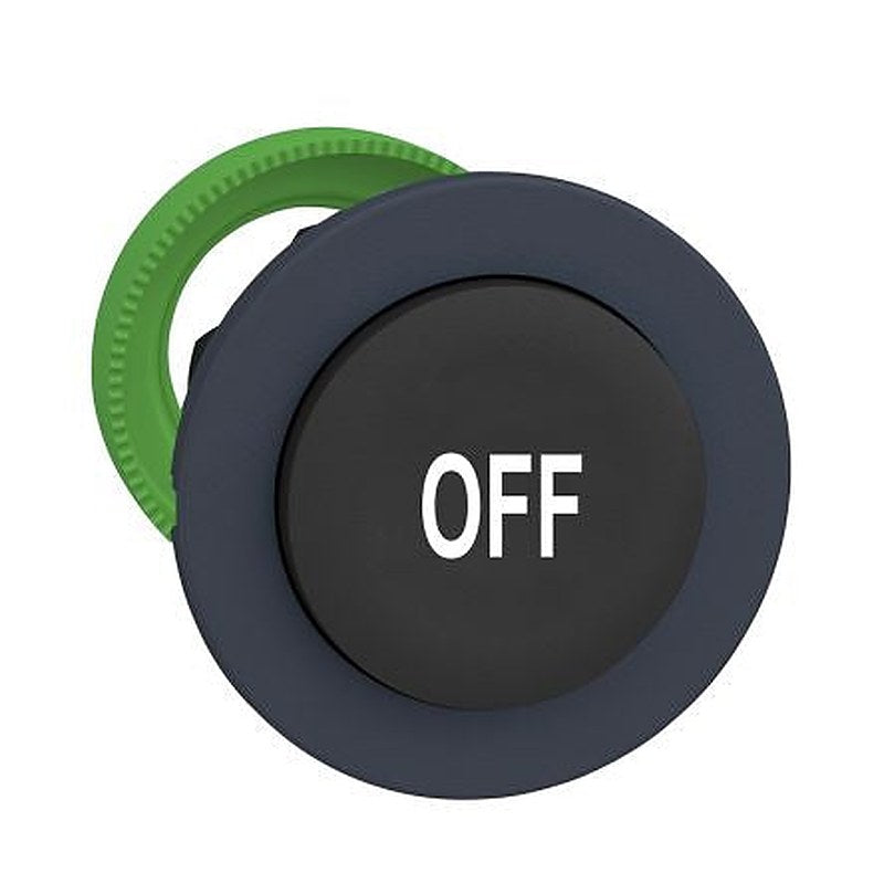 Schneider Electric Harmony XB5 Series Black Momentary Push Button Head, 30 mm Cutout, IP69K, IP67, IP66